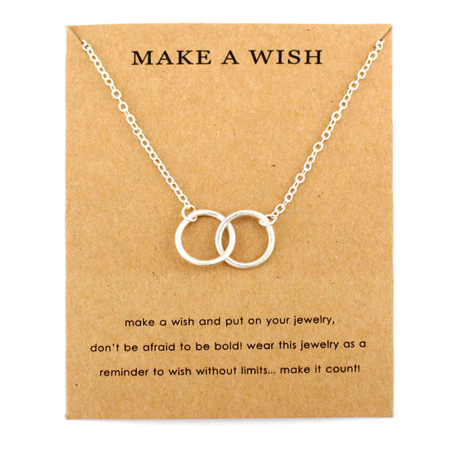 Mom Daughter Family Necklace