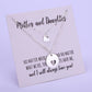 Mom Daughter Family Necklace