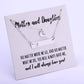 Mom Daughter Family Necklace