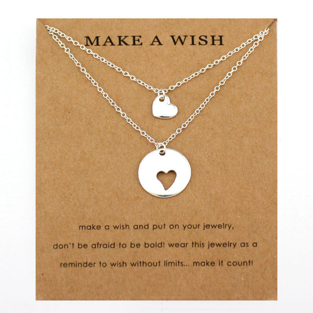 Mom Daughter Family Necklace