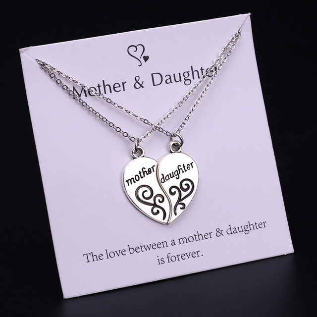 Mom Daughter Family Necklace