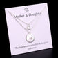 Mom Daughter Family Necklace