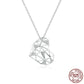 Sterling Silver 925 Heart Pendant Necklace for Women