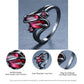 Charm Female Red Leaf Ring