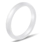 Casual Light Black White Ceramic Ring