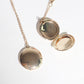 Book Locket with Pictures Necklace