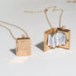 Book Locket with Pictures Necklace