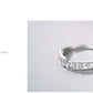 Sterling Silver Line Clear CZ Rings