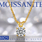 1CT Moissanite 925 Silver Necklace
