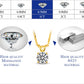 1CT Moissanite 925 Silver Necklace