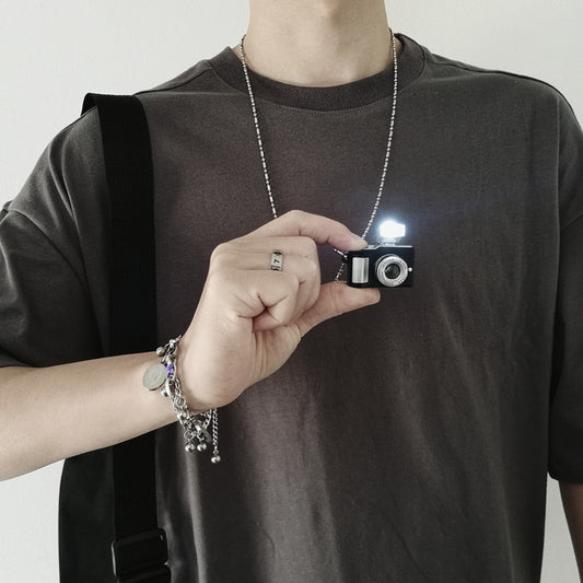 Lightining  Camera Chain Necklaces