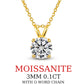 1CT Moissanite 925 Silver Necklace