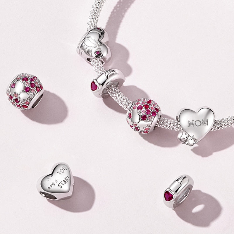 925 Sterling Silver Women Love Bracelet