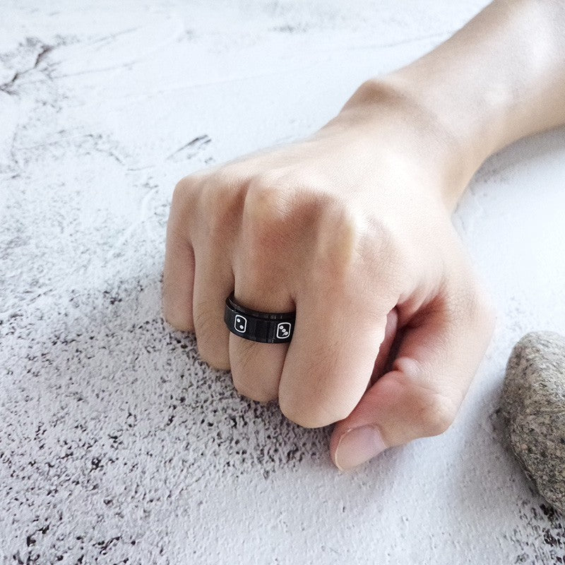 Stylish Spinner Stainless Steel Rings