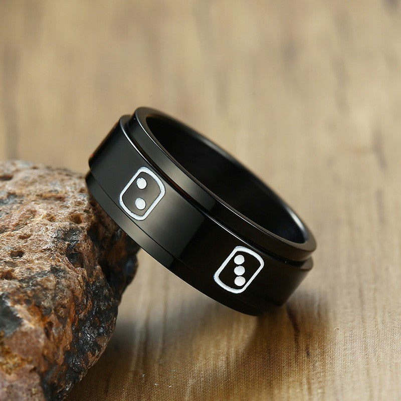 Stylish Spinner Stainless Steel Rings